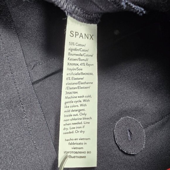 NWT SPANX Polished Ankle‎ Slim Pull On Pants Classic Navy 20365Q SMALL - Picture 14 of 15
